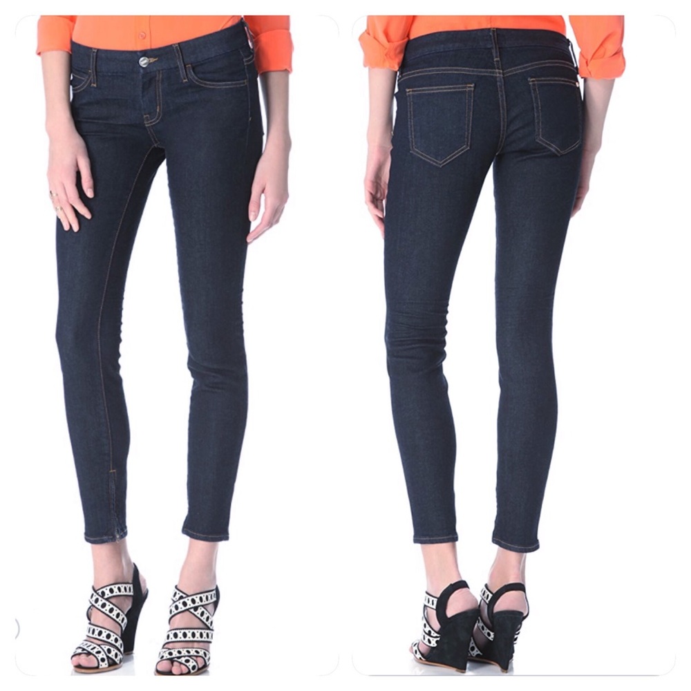 Koral Jeans Low Rise Zip Skinny Ankle Zippers 32